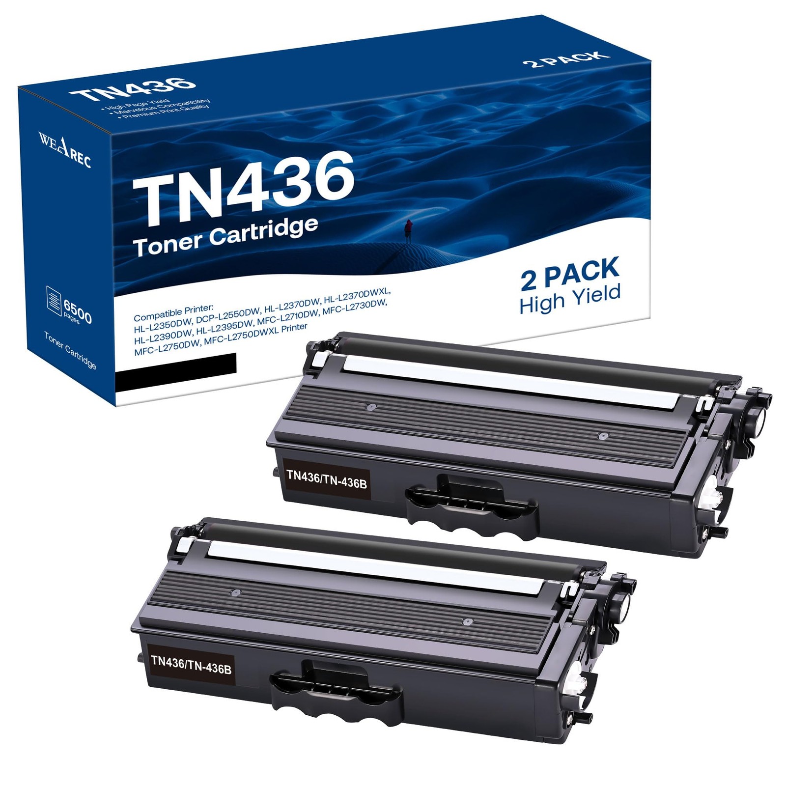WEAREC Compatible Toner Cartridge for Brother TN436 TN433 TN431 HL-L8260CDW