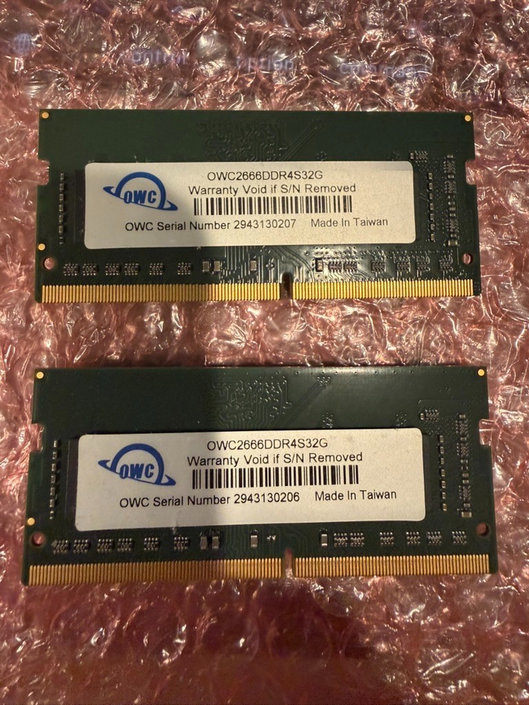 OWC 64GB (2x32GB) DDR4-2666 SO-DIMM 260-Pin Laptop Memory Kit