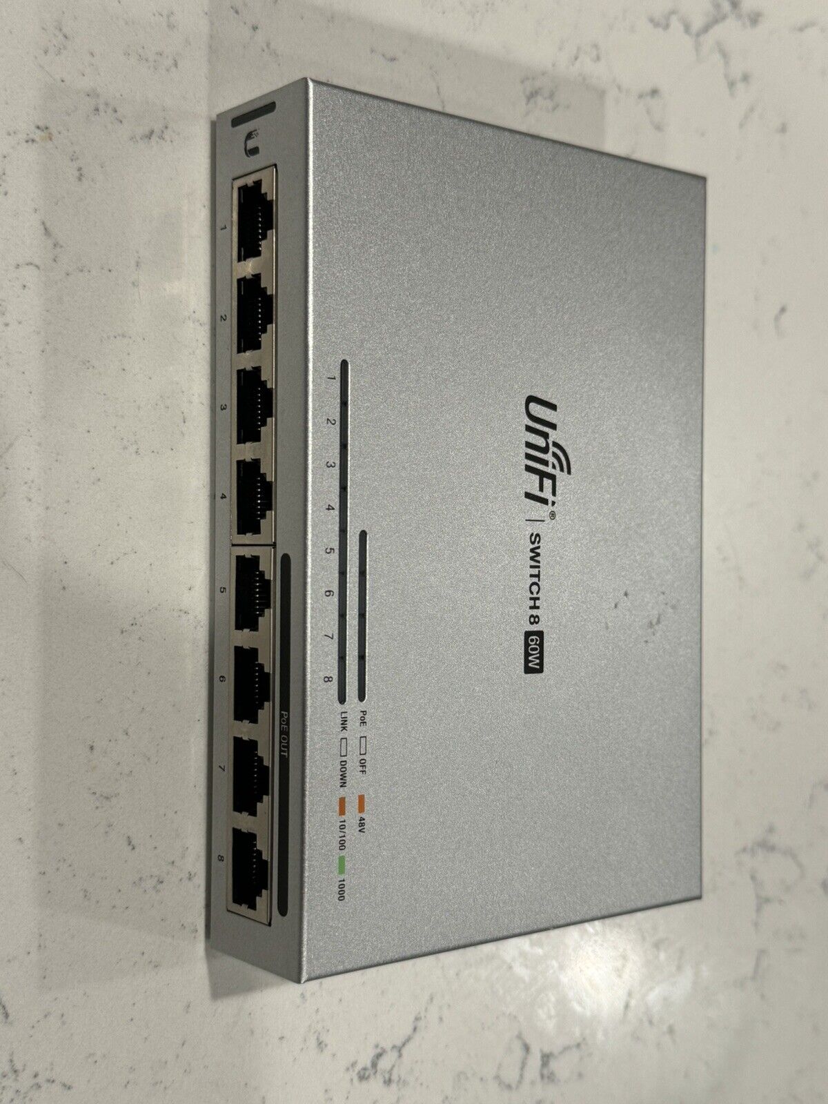 Ubiquiti UniFi 8-Port Managed Gigabit Switch with PoE (US-8-60W)