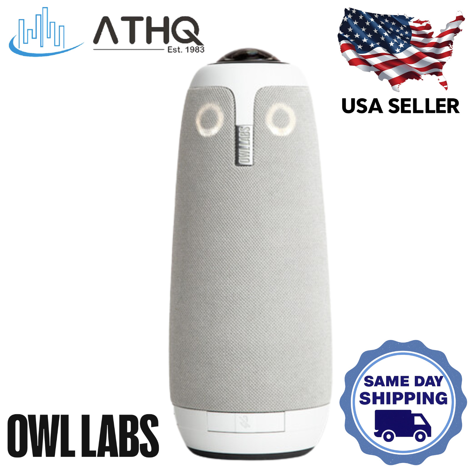 Owl Labs Meeting Owl 3 360 1080p HD Video Conference Camera MTW300 Recertified