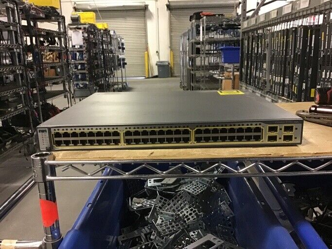 Cisco WS-C3750G-48TS-E Managed, Stackable 48 ports Switch