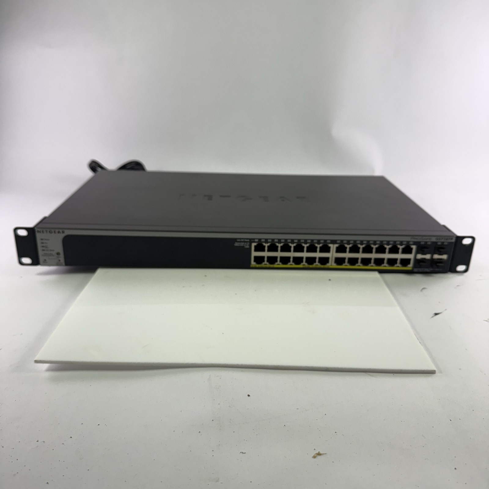 NETGEAR ProSafe GS728TP 24-Port Gigabit PoE+ Managed Switch w 4 SFP Ports