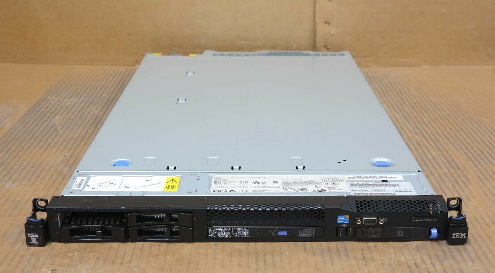 IBM System x3550 M3 7042-CR6 4-C E5630 2.53GHz 16GB Ram 4x Bay 1U RAID Server