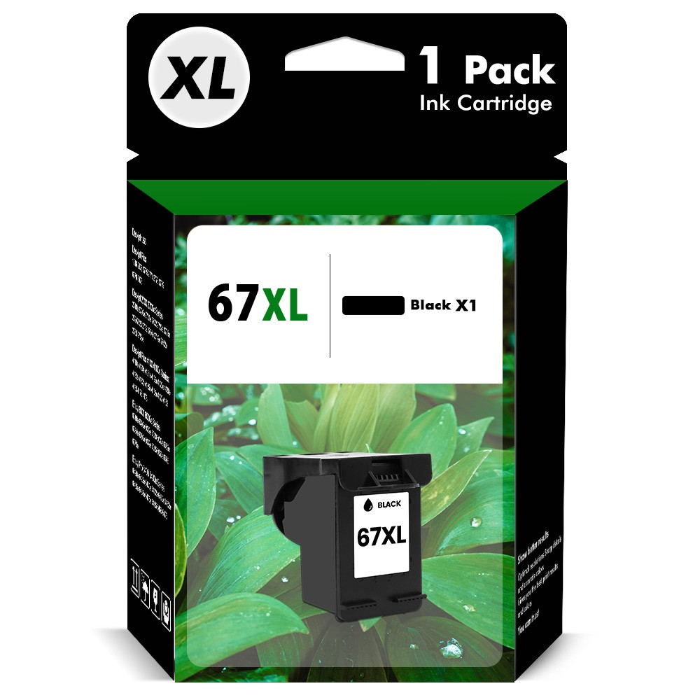 67XL Ink Cartridge for HP 67 Ink Envy 6000 6055e Deskjet 2700e 2800e 2852e 2855e
