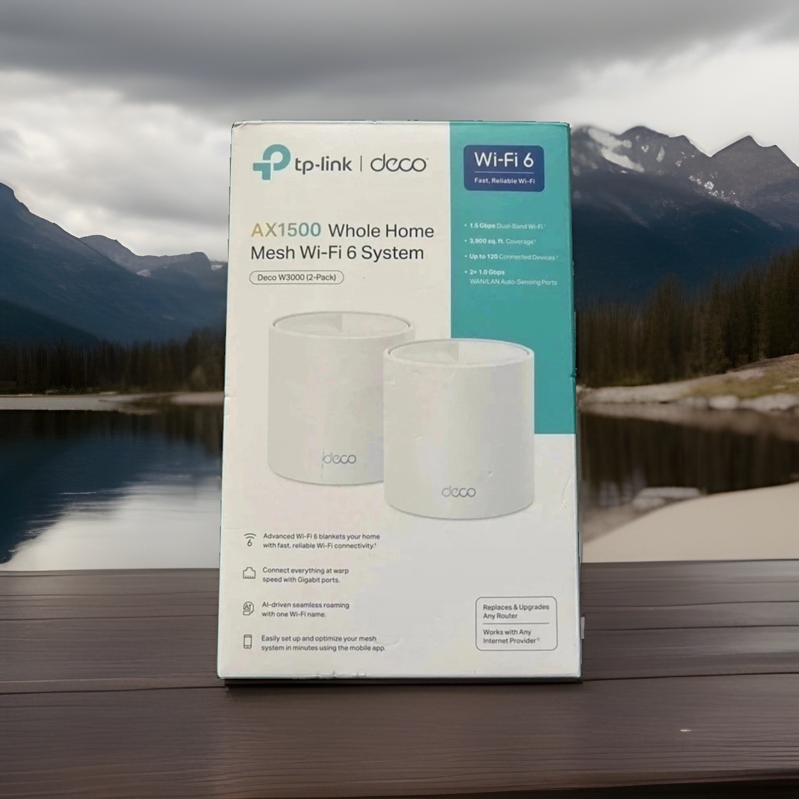 TP-Link deco W3000 - AX1500 Mesh Wi-Fi 6 System (2 Pack) Dual Band