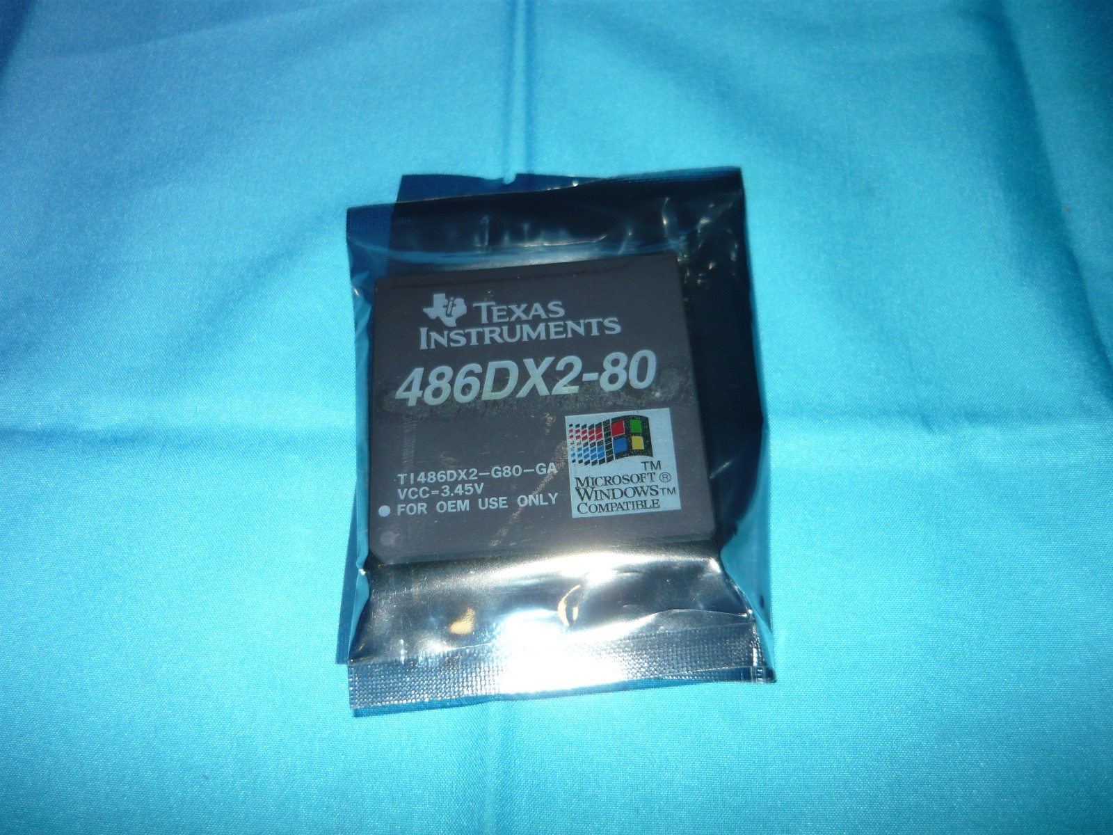 Vintage Texas Instruments 486DX2-80 TI486DX2-G80-GA Socket 3 CPU Processor Used