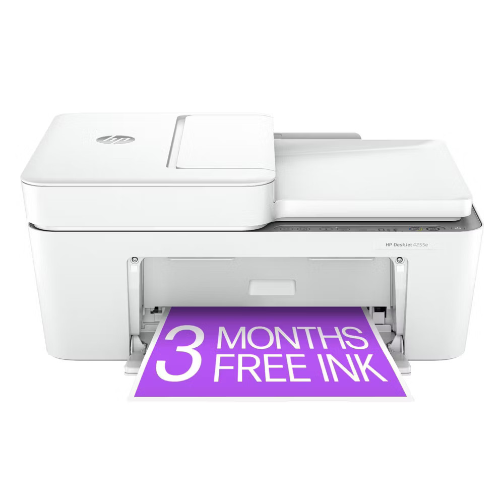 HP DeskJet 4255e Wireless All-in-One Color Printer Scanner Copier with