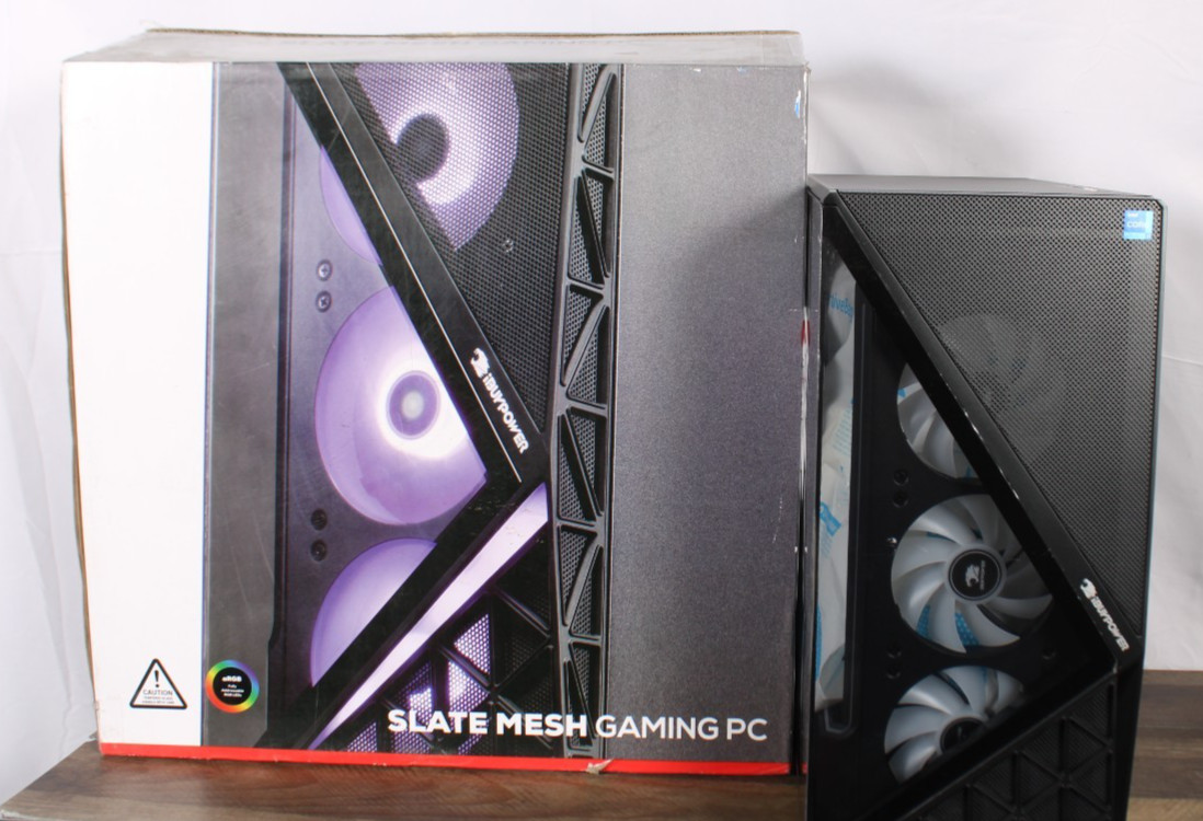 iBUYPOWER Slate Mesh Gaming PC i7-14700F RTX 5060 Ti 32GB 1TB SSD Open Box
