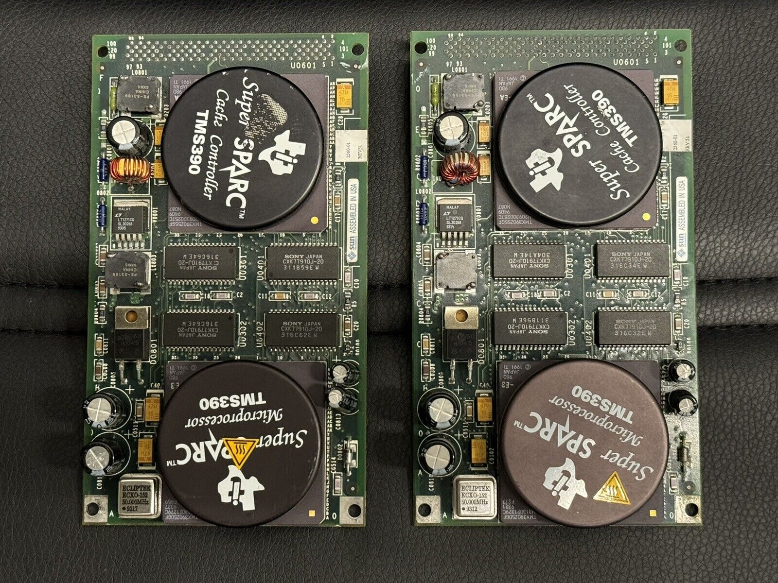 SUN Super SPARC 10 Microprocessor 50mhz & Cache Controller TMS390 Lot Of 2