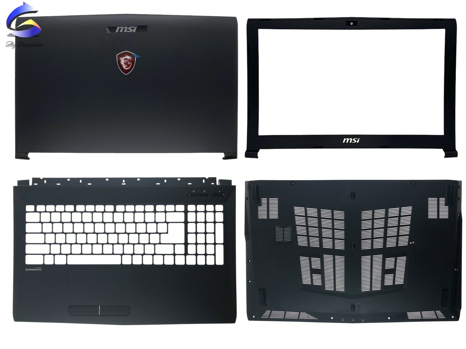 For MSI GV62 7RC MS-16JD 7RD MS-16J9 LCD Back Cover+Bezel+Palmrest + Bottom Case