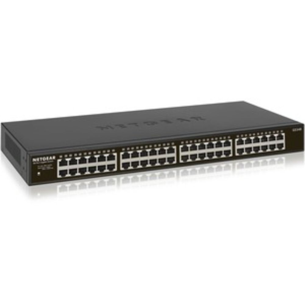 NETGEAR GS348 48-Port Gigabit Ethernet Rackmount Unmanaged Switch