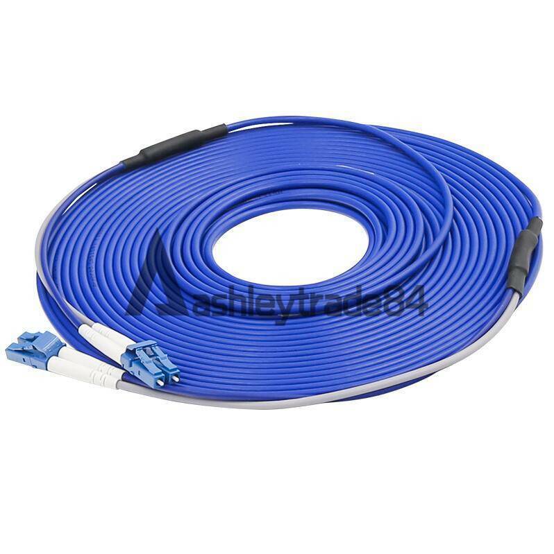 200M Armored Cable Fiber Optic Patch Cord LC-LC UPC SM 9/125 Single-Mode