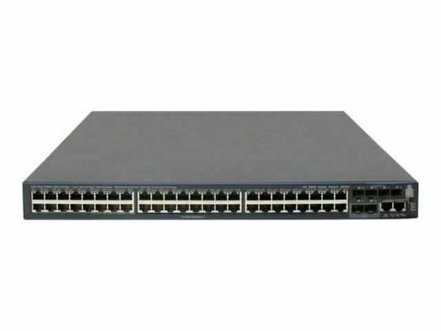 HPE 5500-48G-PoE + with 2 Interface Slots -4SFP HI Switch w/o power supply
