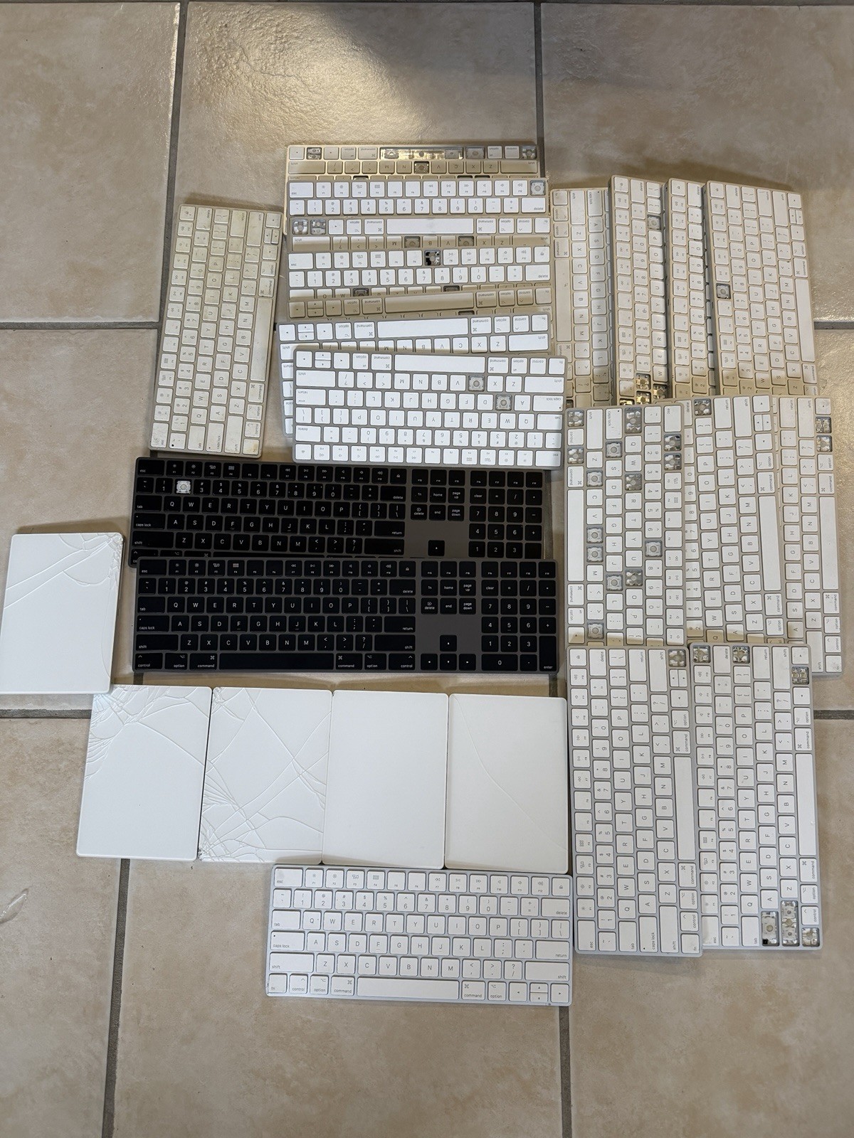 Apple Keyboards And Trackpads Lot Of 20