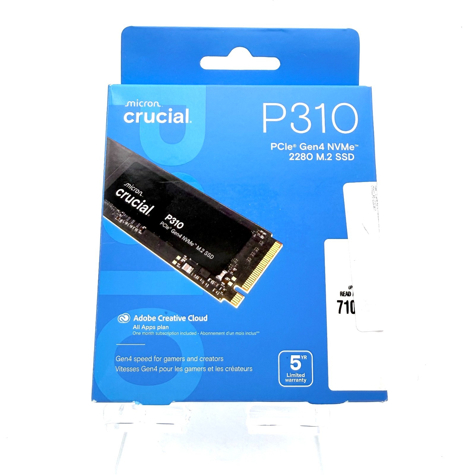 Micron Crucial P310 1TB PCIe Gen4 NVMe M.2 2280 SSD New Open Box