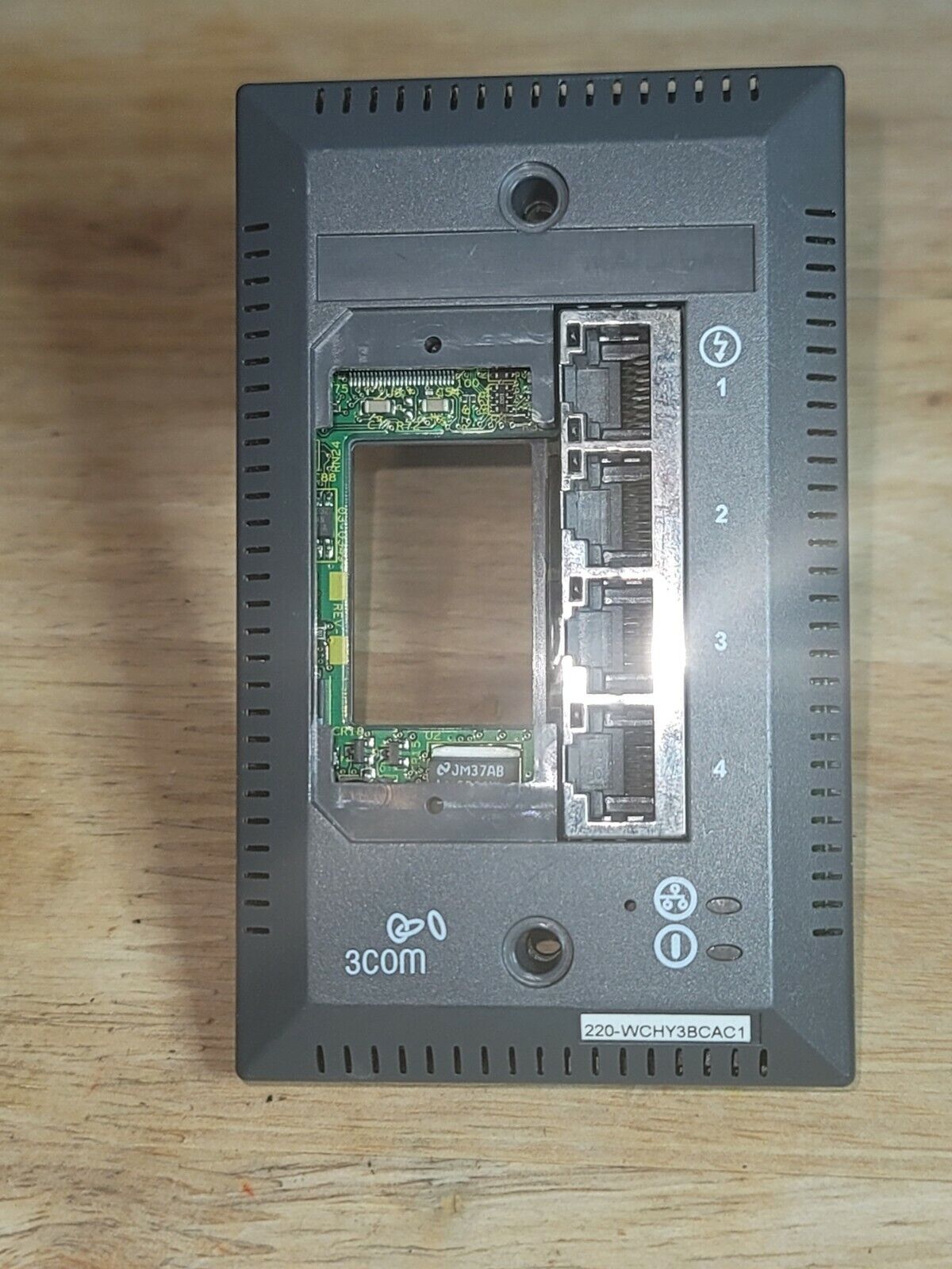3Com IntelliJack 3CNJ220-BLK 4-Ports External Switch Managed