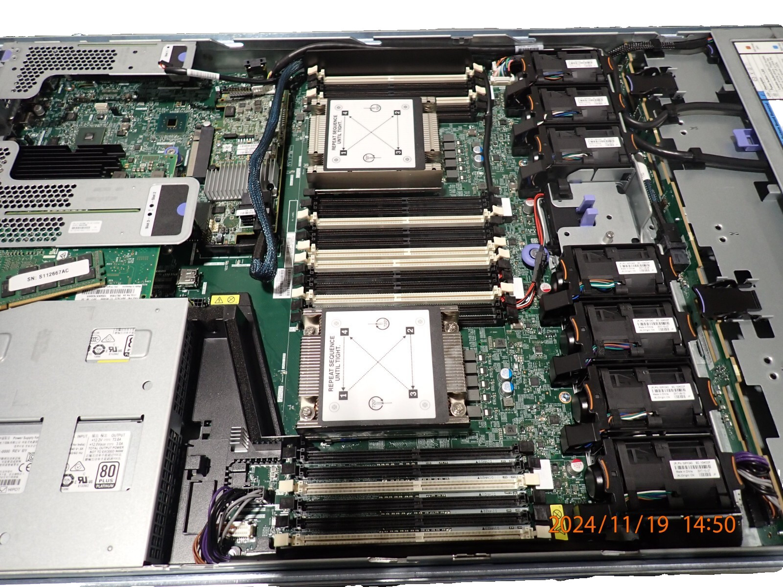 IBM 01PE217 System Server Mother Board for X3550 M5 8869 System Board only