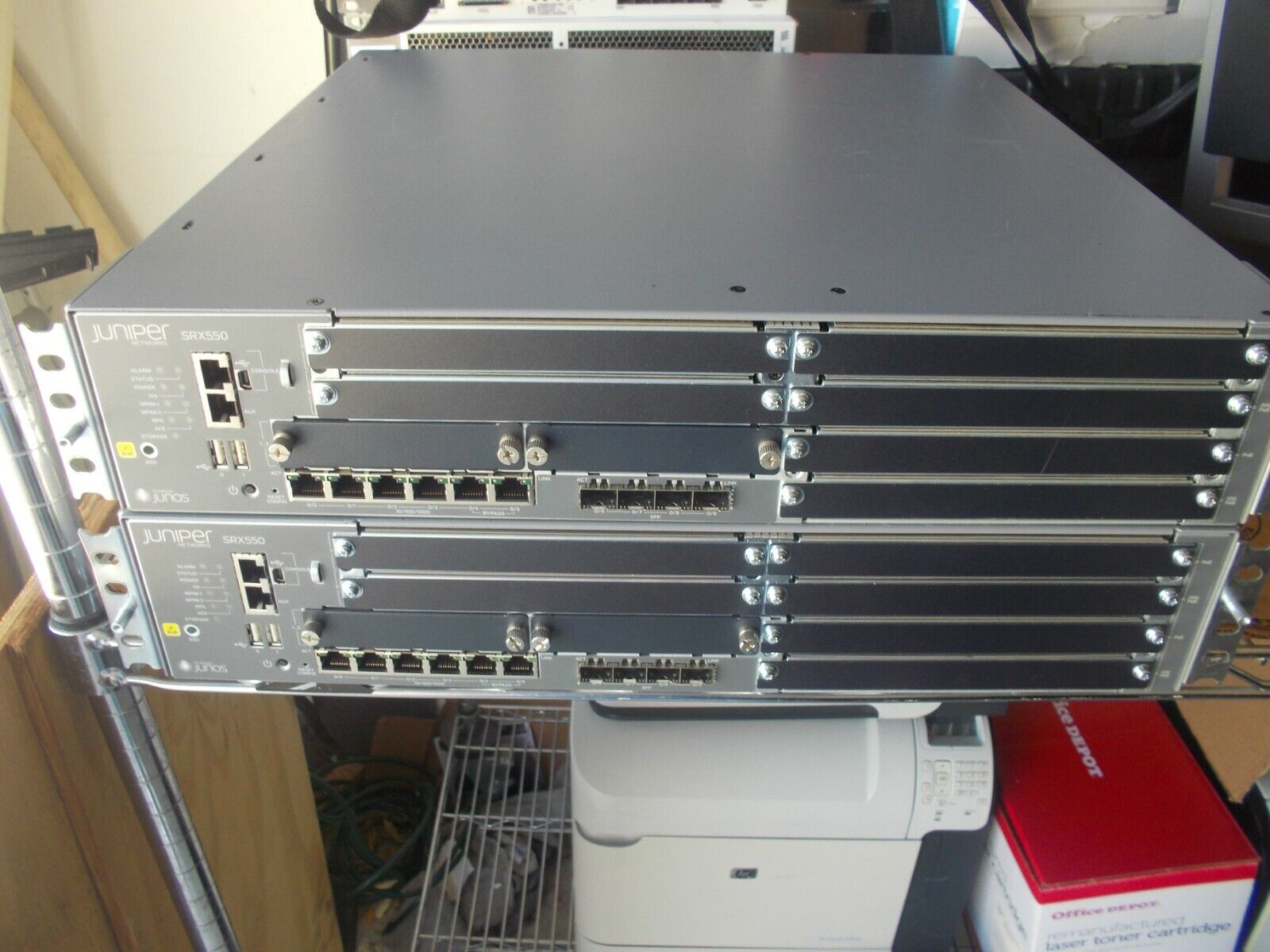 Juniper Networks SRX550 Enterprise Firewall - Working Pull