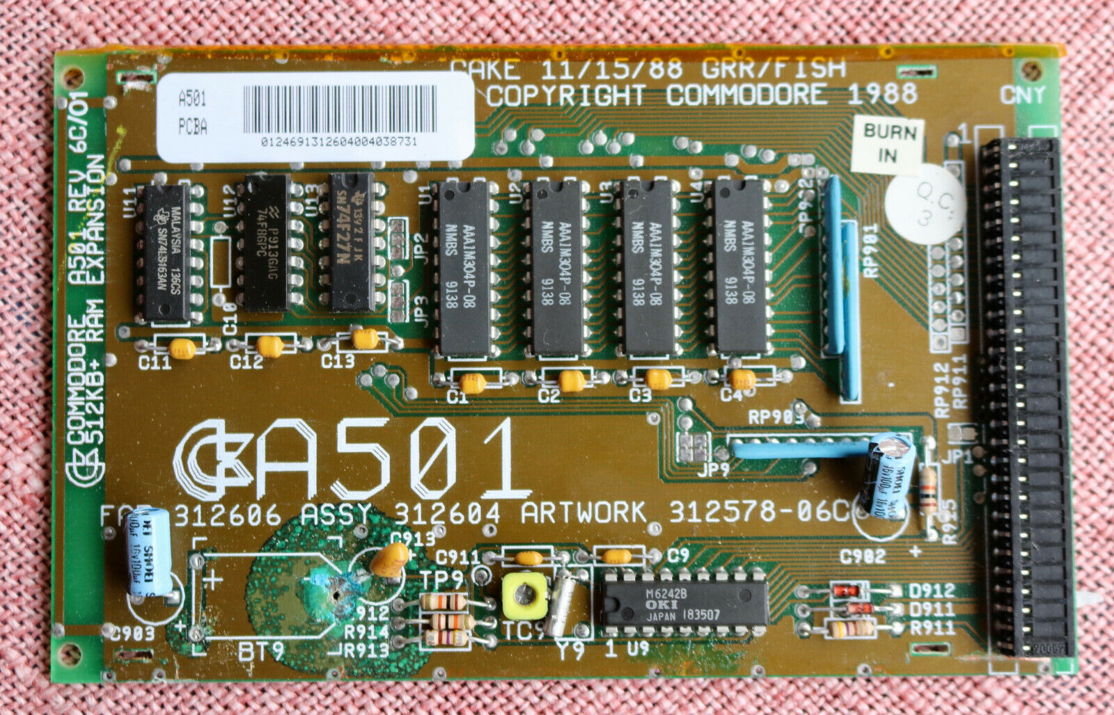 Commodore A501 Rev.6c / 01, Storage Expansion, Amiga 500/A500 #03 2021