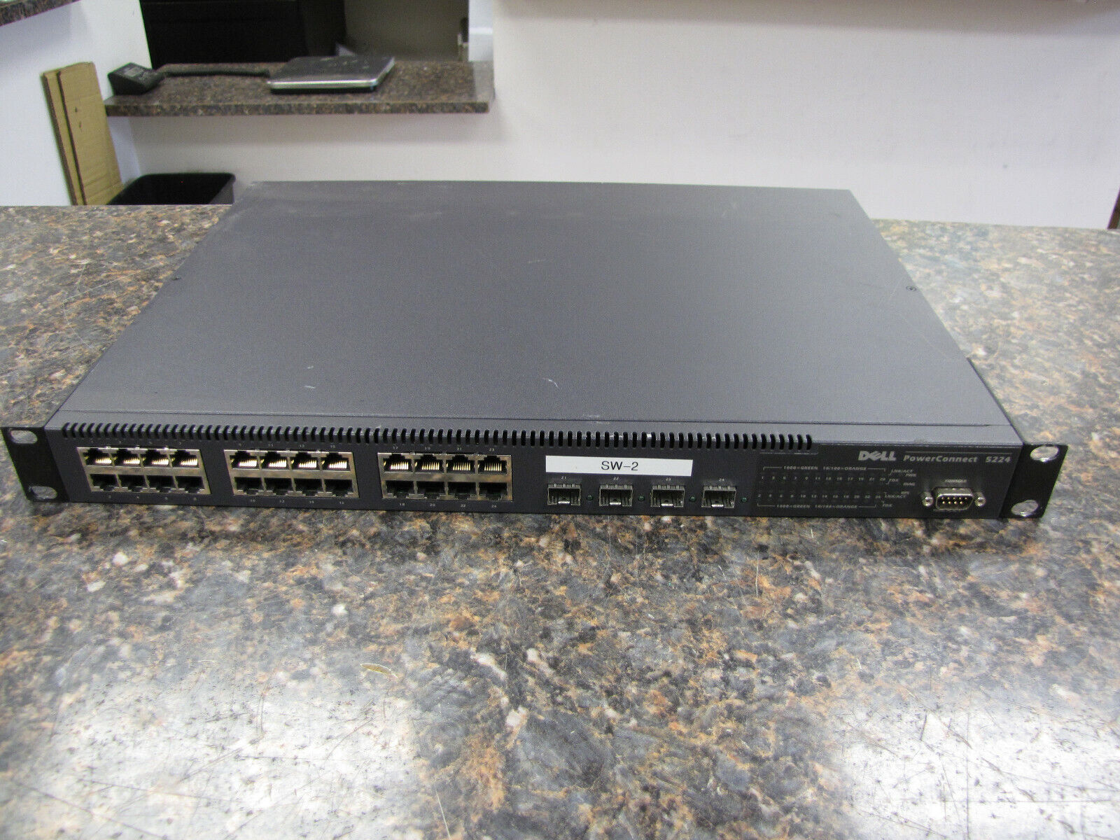 Dell PowerConnect 5224 24-Port Managed Gigabit Switch with Rack Ears - unit #2