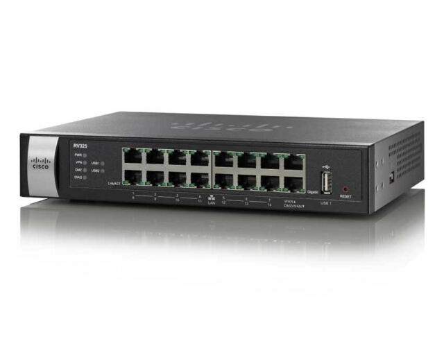 Cisco RV345 16-Port Gigabit Router with Dual WAN ( NEW ) MFR #RV345-K9-NA