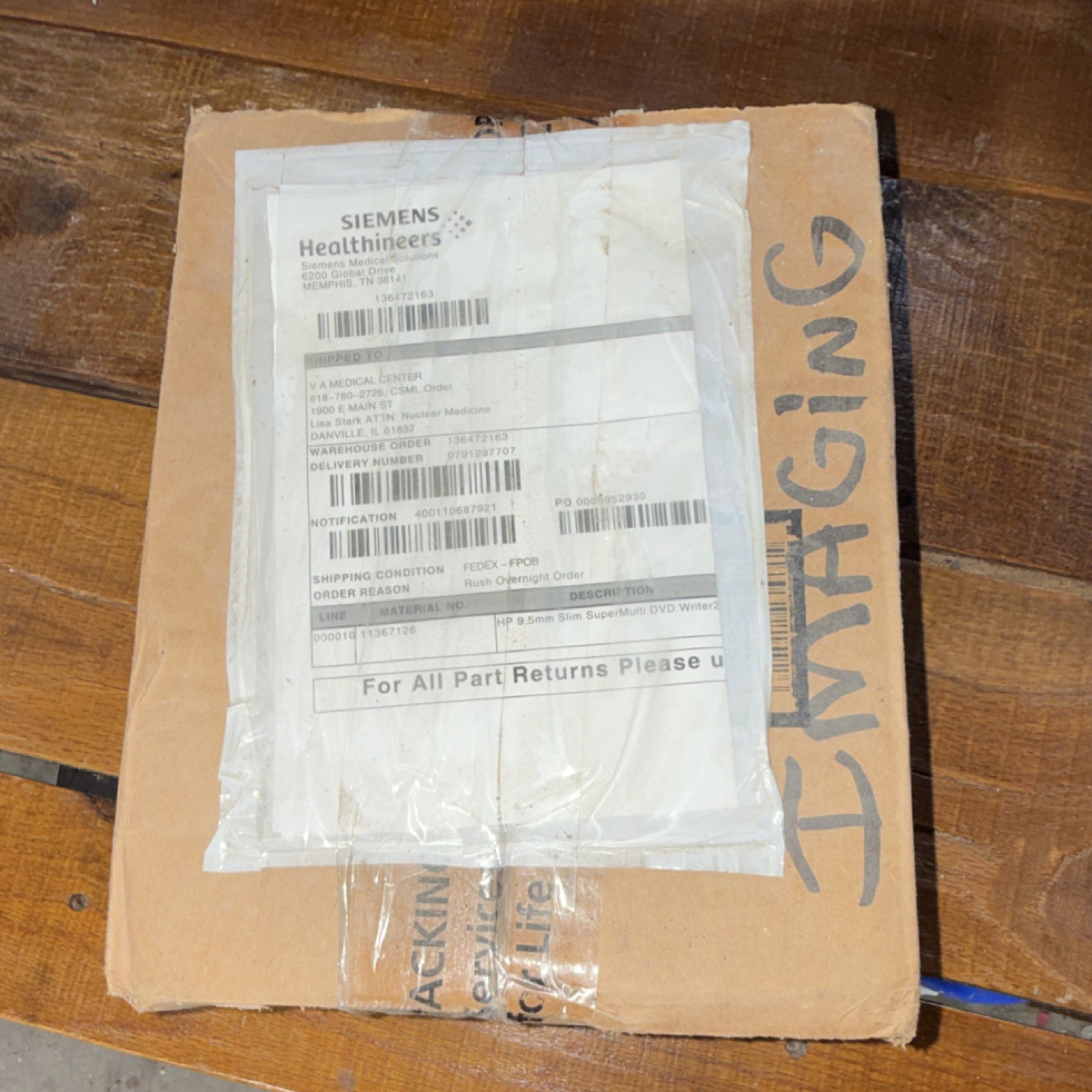 Siemens Healthineers HP 9.5mm Slim SuperMulti DVD Writer 11367126 New Sealed