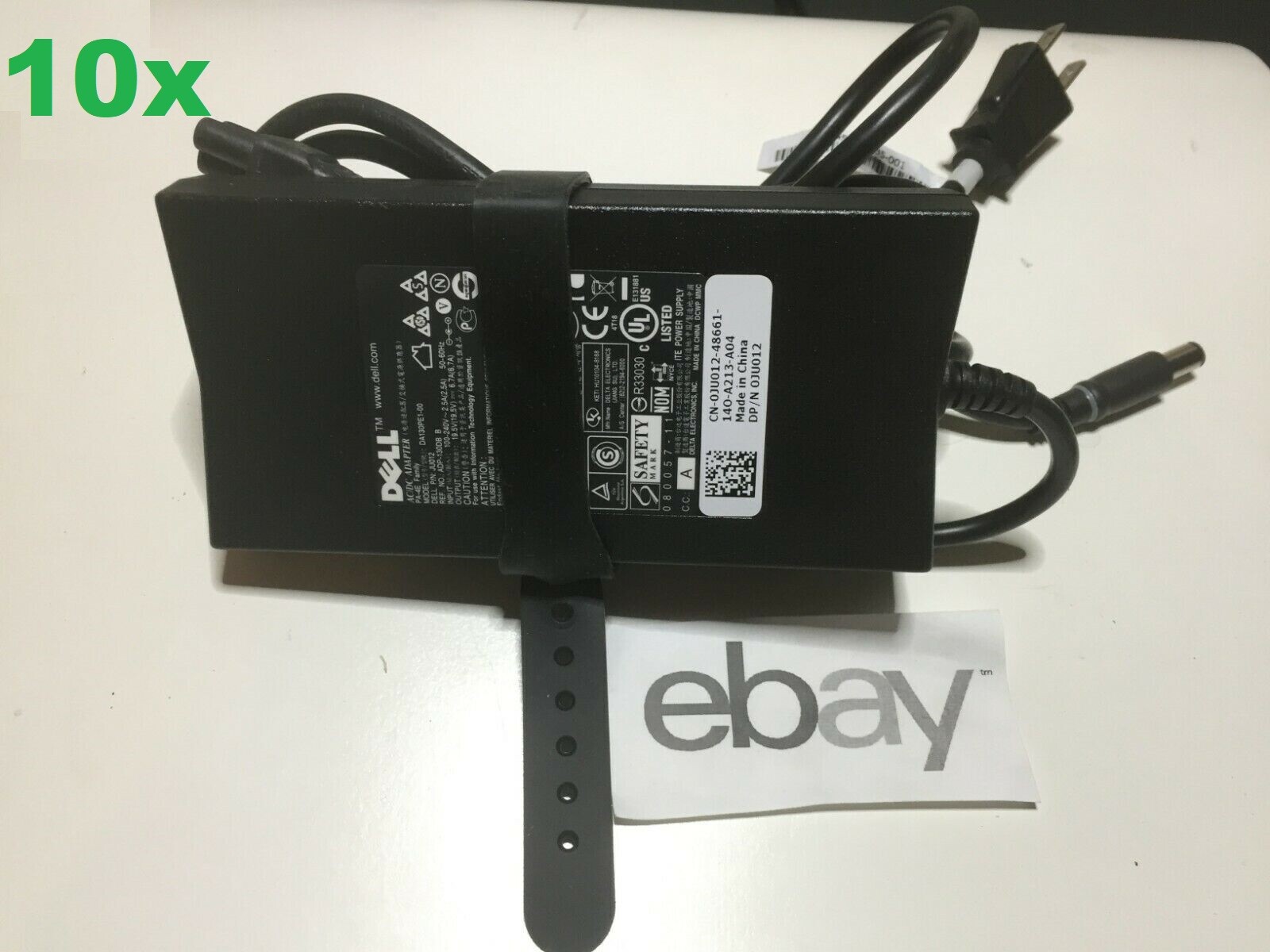Lot of 10 GENUINE DELL 130W PA-4E AC Adapter DA130PE1-00 FA130PE1-00 LA130PM121