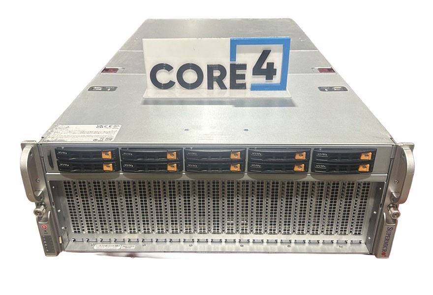SUPERMICRO 4124GQ-TNMI 4U 10x2.5in NVME 2x EPYC 7003 4x MI250 OAM GPU SERVER