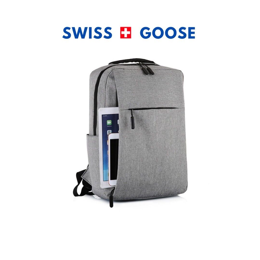 Business Laptop Backpack Multifunctional USB Charging Waterproof Swiss Goose