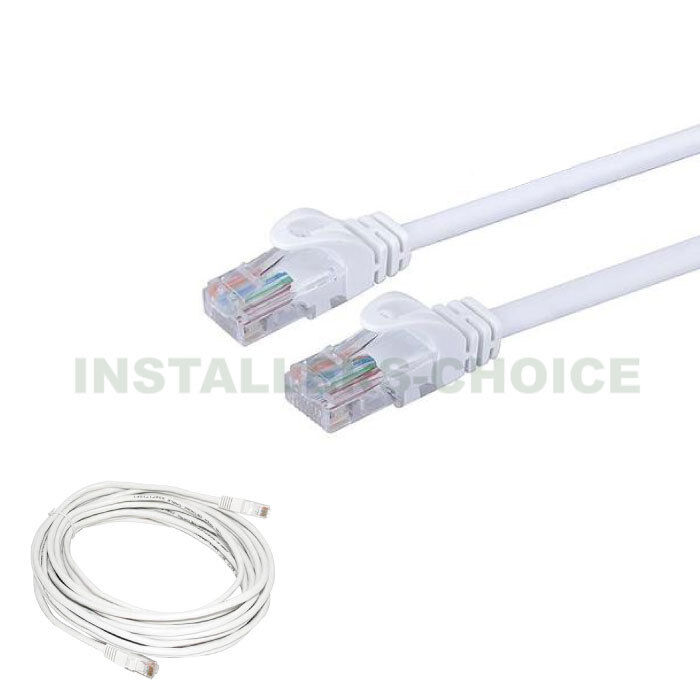 6 ft Cat5 Cable CAT5E RJ45 LAN Network Ethernet Router Switch White Patch cord