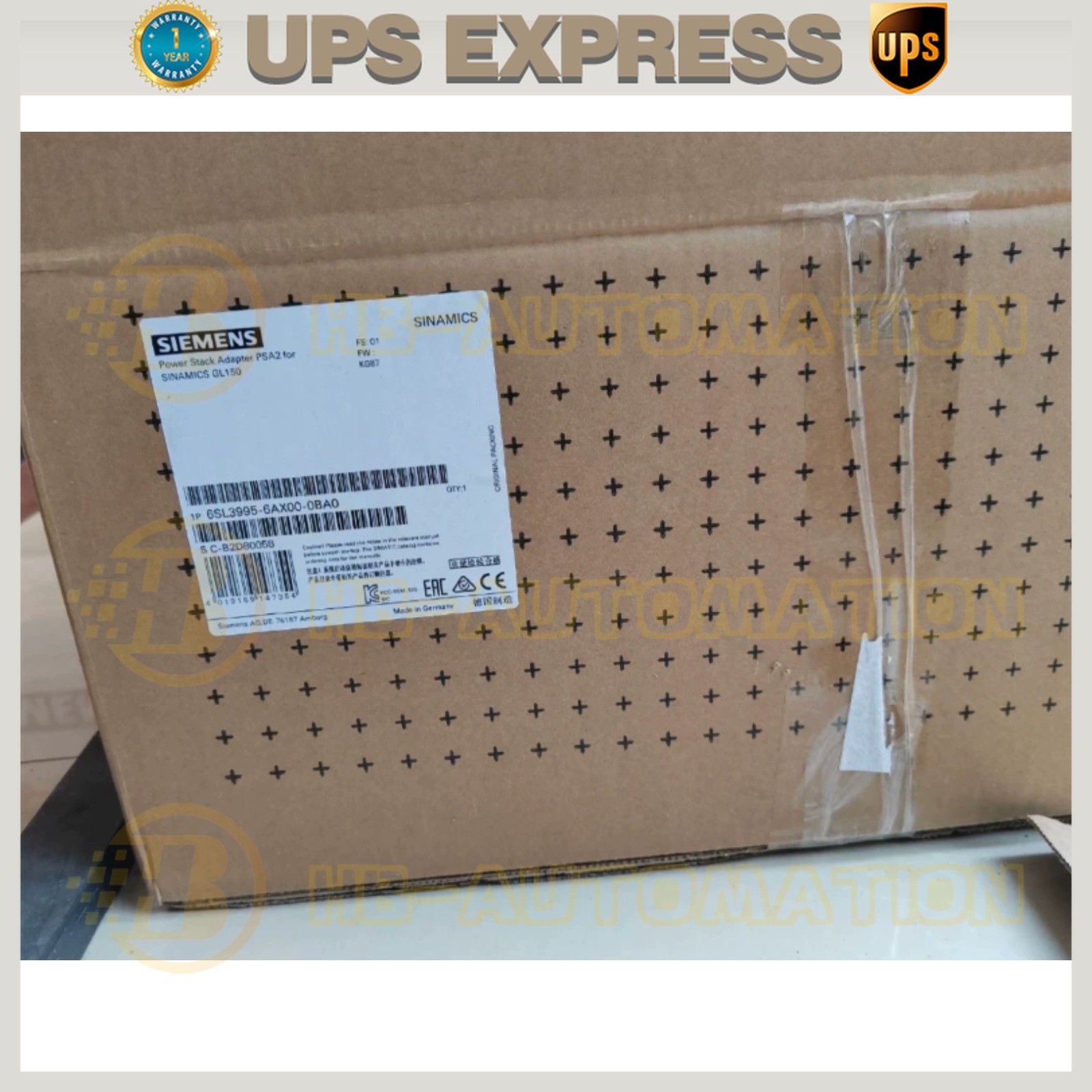 1PCS Siemens 6SL3995-6AX00-0BA0 brand new fedex or DHL  6SL39956AX000BA0  MMD0