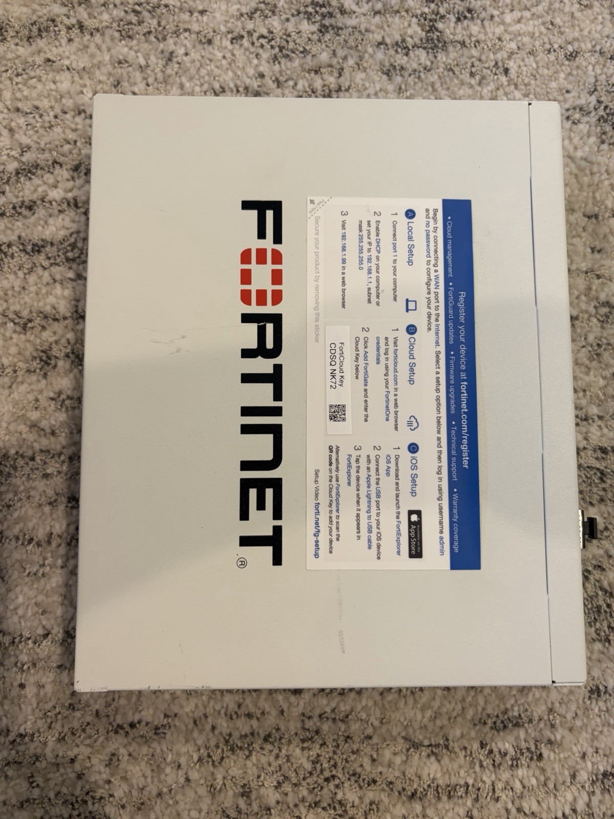Fortinet FortiGate 80F FG-80F Standalone Enterprise Firewall for FortiOS