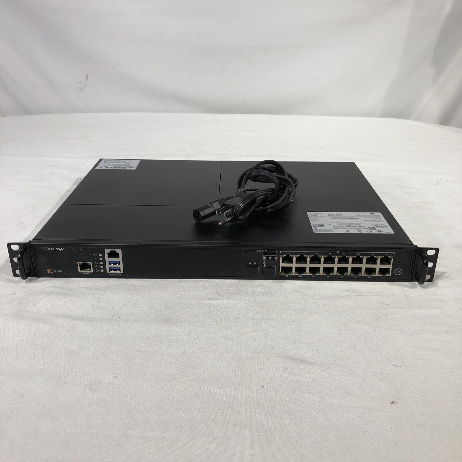 SonicWall NSa 2700 Next-Gen Firewall Appliance Only | NO LICENSE |