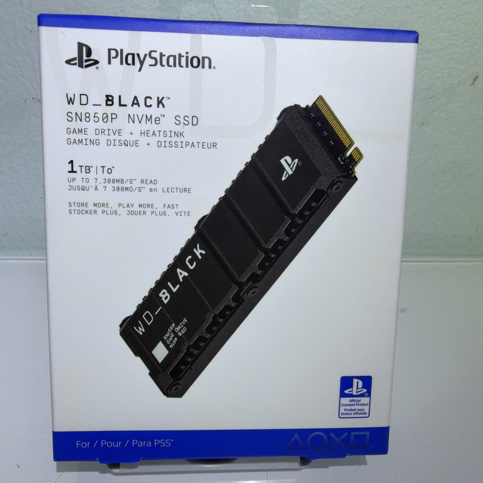 Western Digital WD_BLACK SN850P 1TB M.2 NVMe SSD for PlayStation 5 PS5-