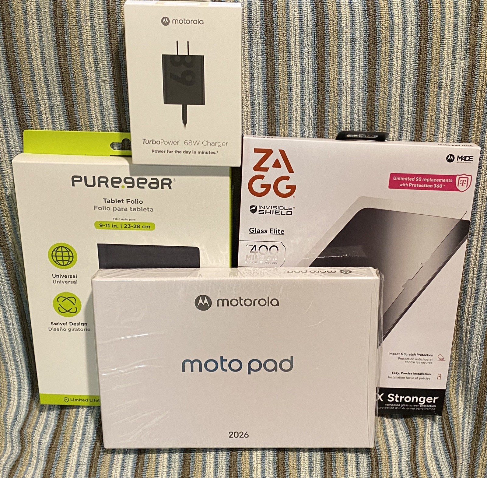 Motorola Moto Pad XT2575-4 128GB|Neo Green | New, open box, bu ndle.