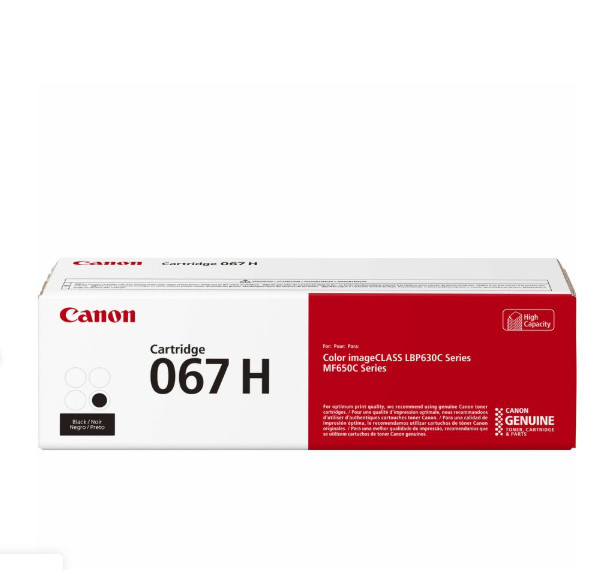 NEW GENUINE - CANON 067H High Yield BLACK TONER Unopened