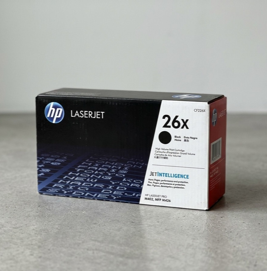 HP 26X High Yield Black Toner Cartridge LaserJet M402/M426 - CF226X- Sealed Box