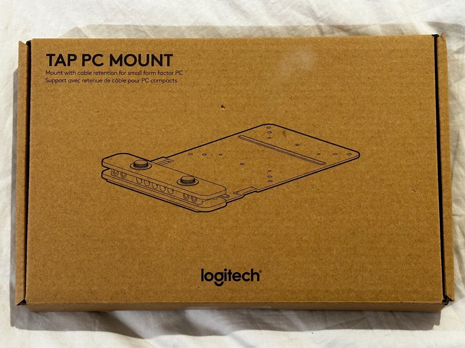 Logitech Tap PC Mount Bracket 939-001825 For Mini PCs SFF and Chromeboxes (New)