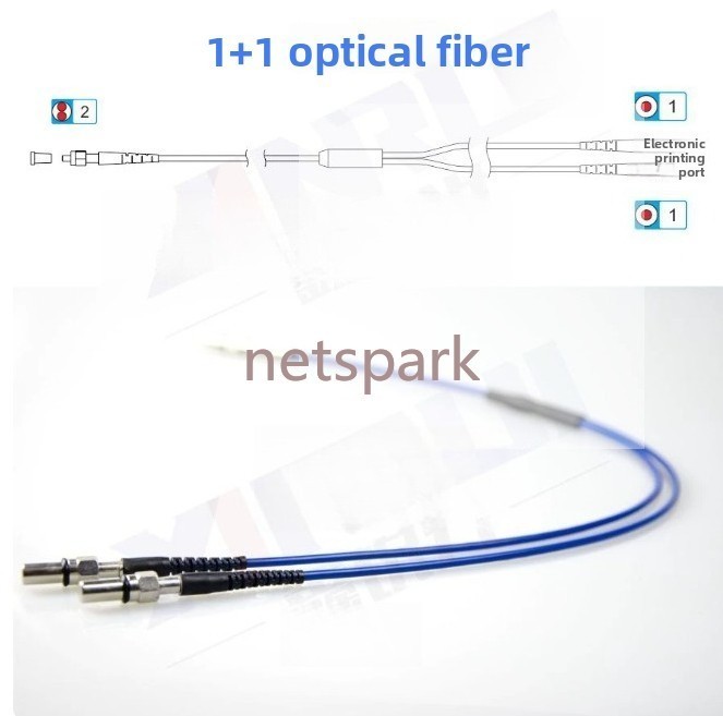 1m Y-type 2-1/1+1 Fiber SMA905 1x2 1+1 Reflective Quartz Fiber for LIBS System