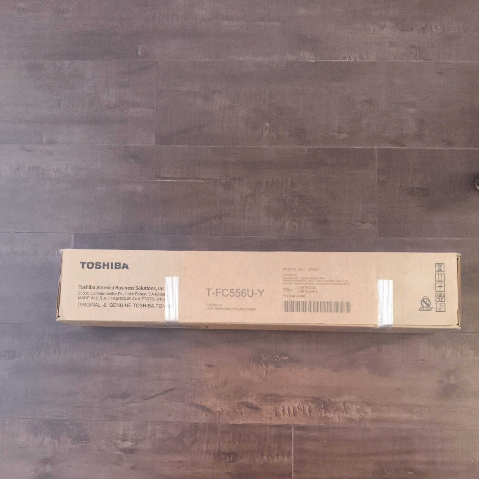 Genuine Toshiba T-FC556U-Y Yellow Toner Cartridge Unopened Box