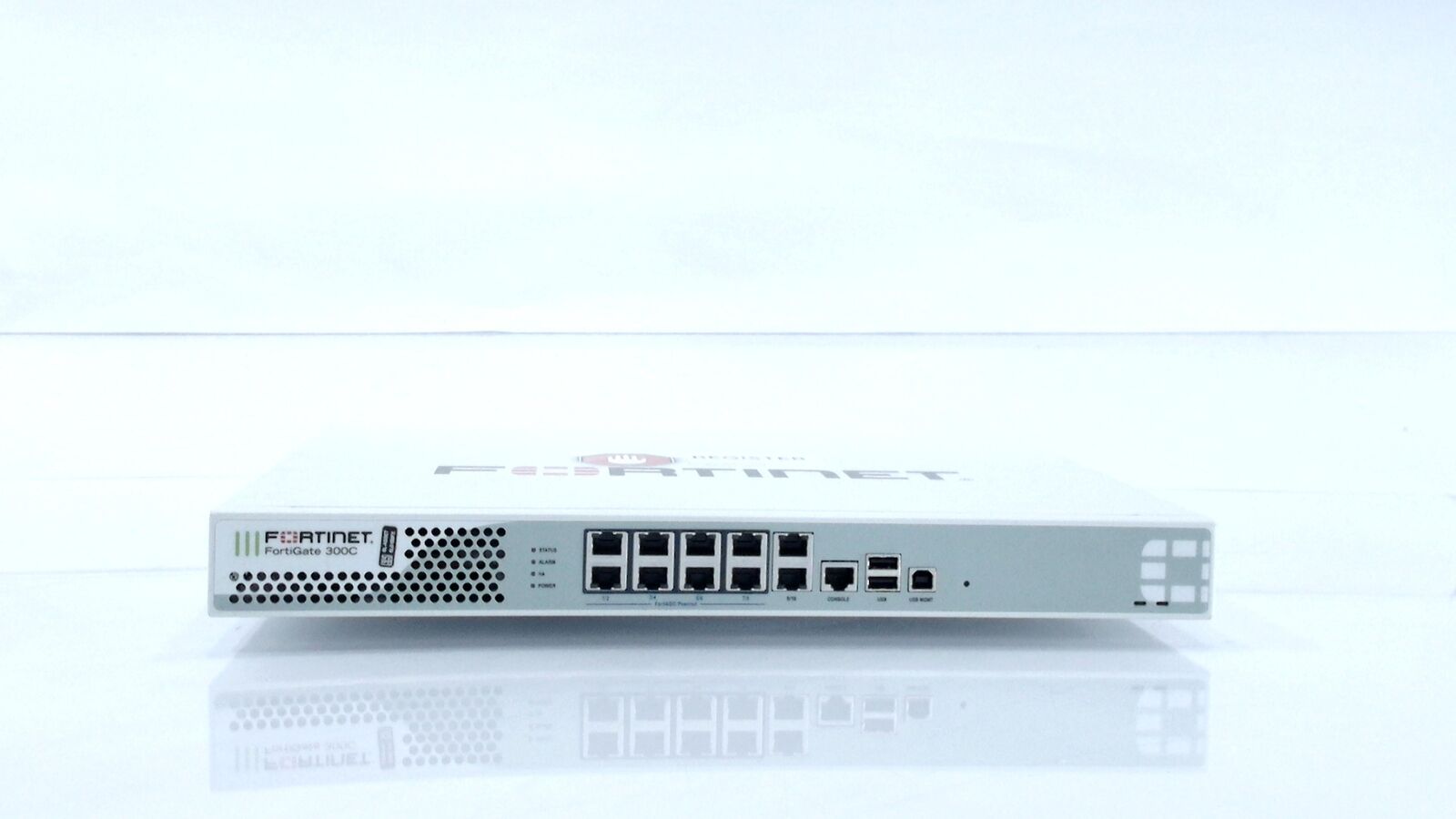 FORTINET FG-300C 10x GE RJ45 ports (including 8x FortiASIC-accelerated ports,