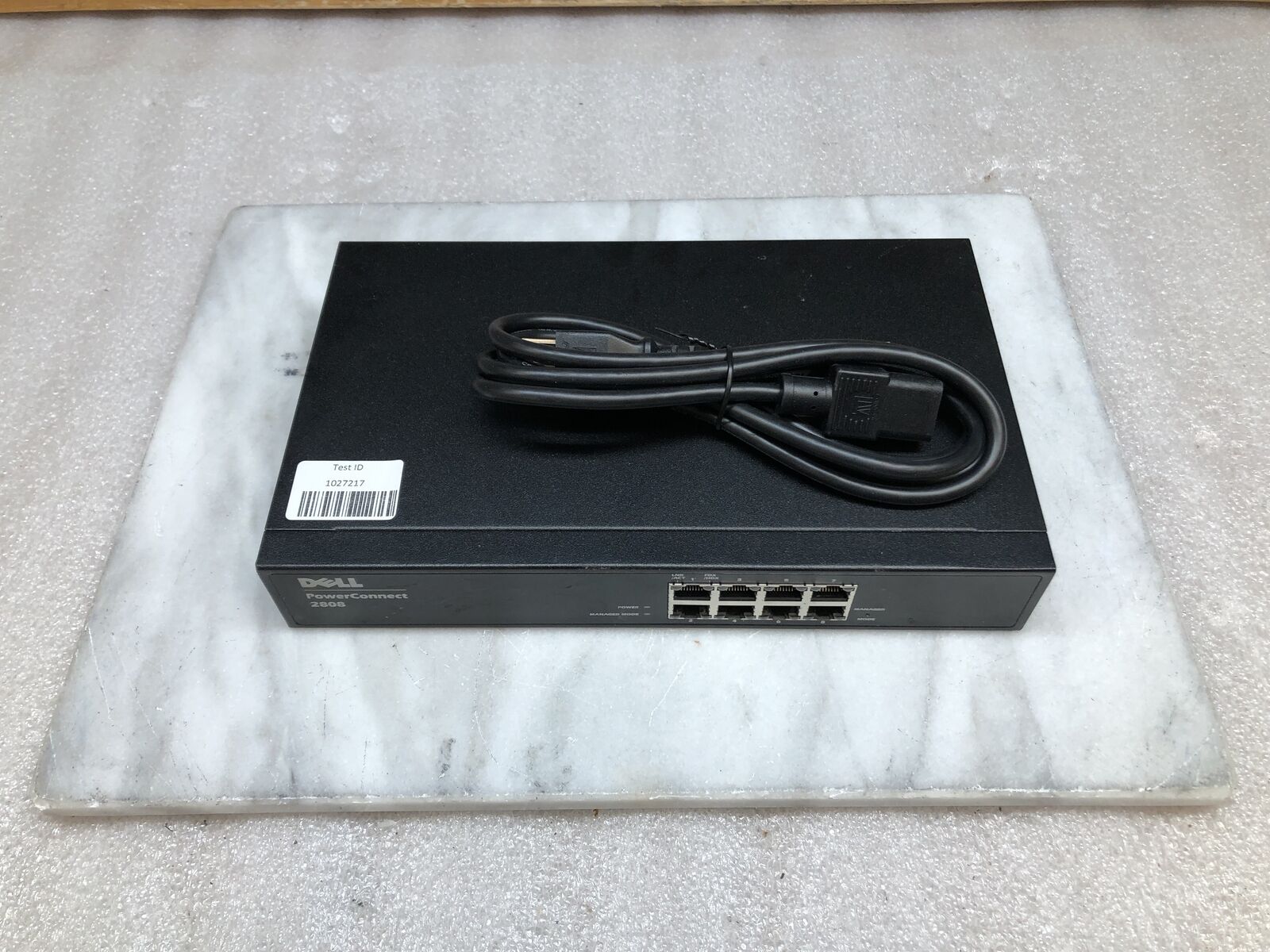 Dell PowerConnect 2808 8-Port Eth 10/100/1000 Gigabit Network Switch TESTED