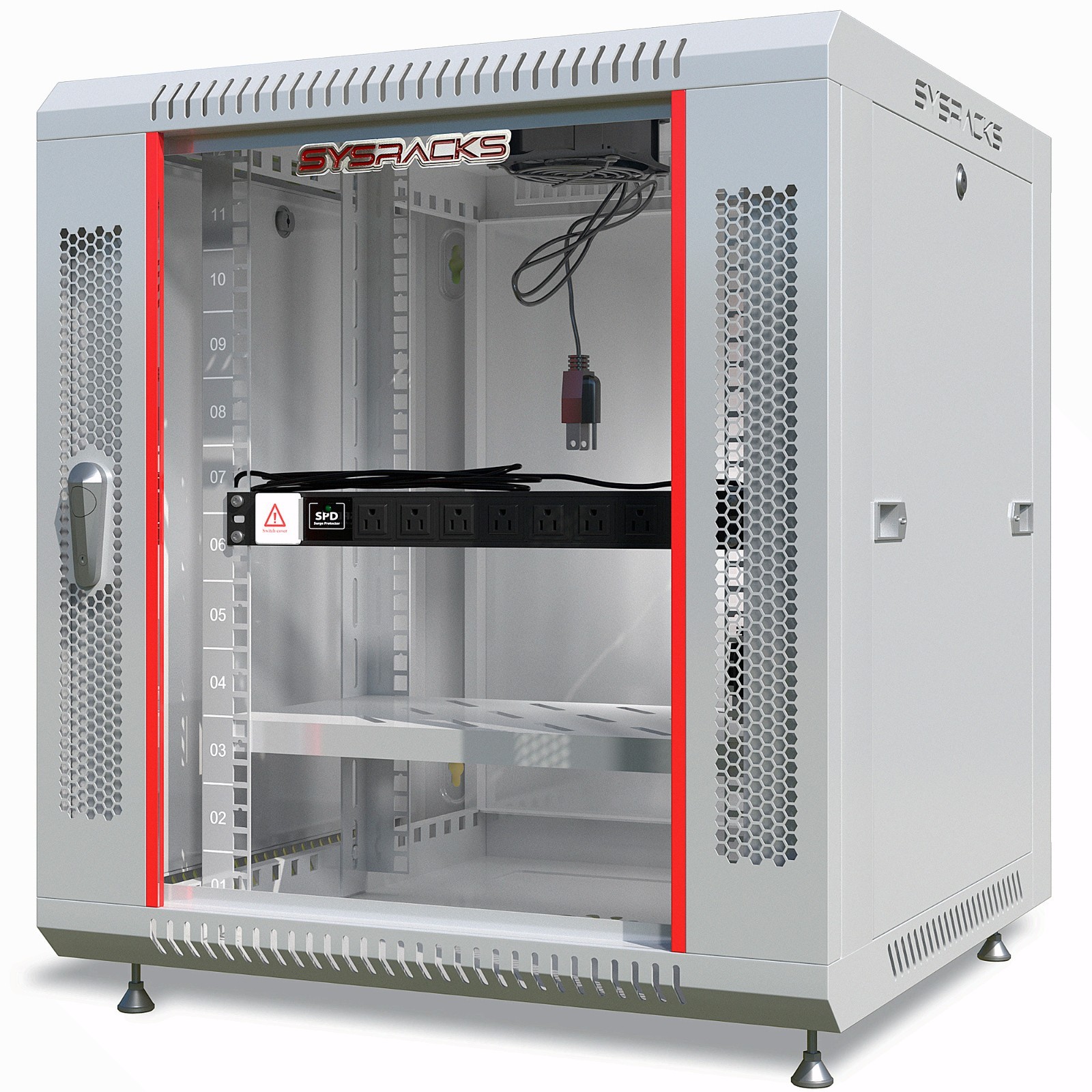 Sysracks 12U Wall Mount Server Rack Cabinet 18