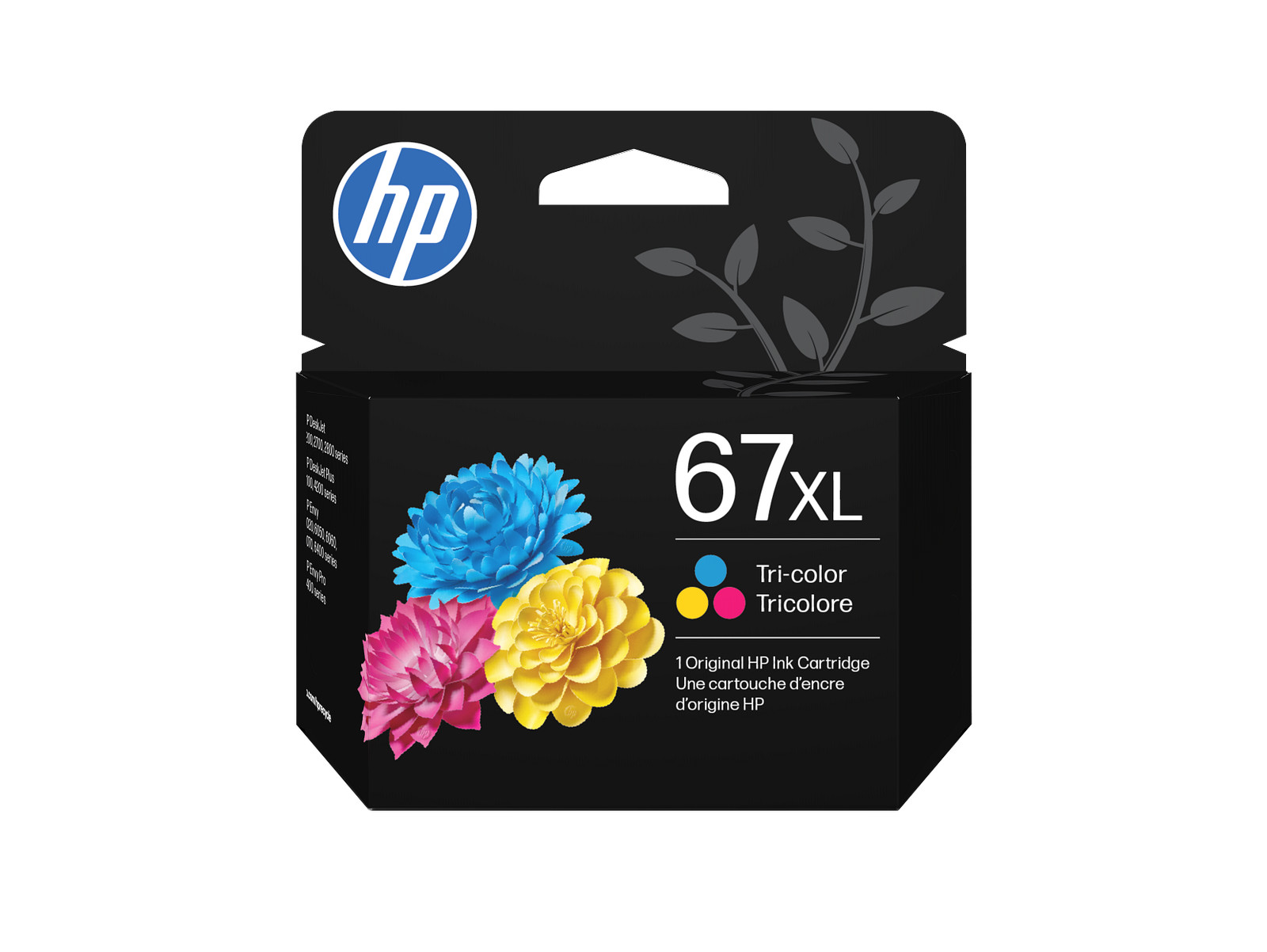 HP 67XL High Yield Tri-color Original Ink Cartridge, ~200 pages, 3YM58AN#140