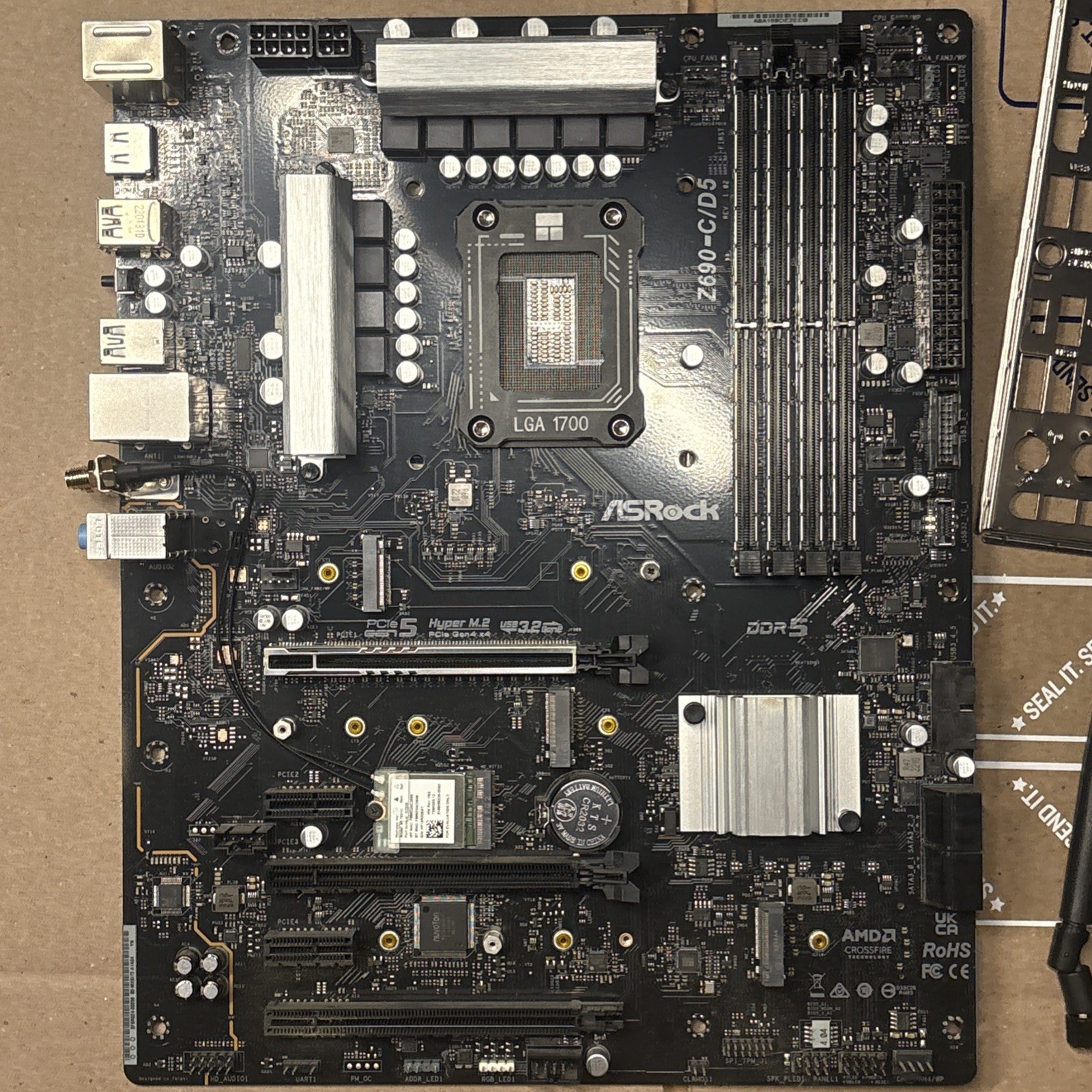 ASROCK Z690-C/D5 ATX WIFI Motherboard Intel Socket LGA1700 (USED)