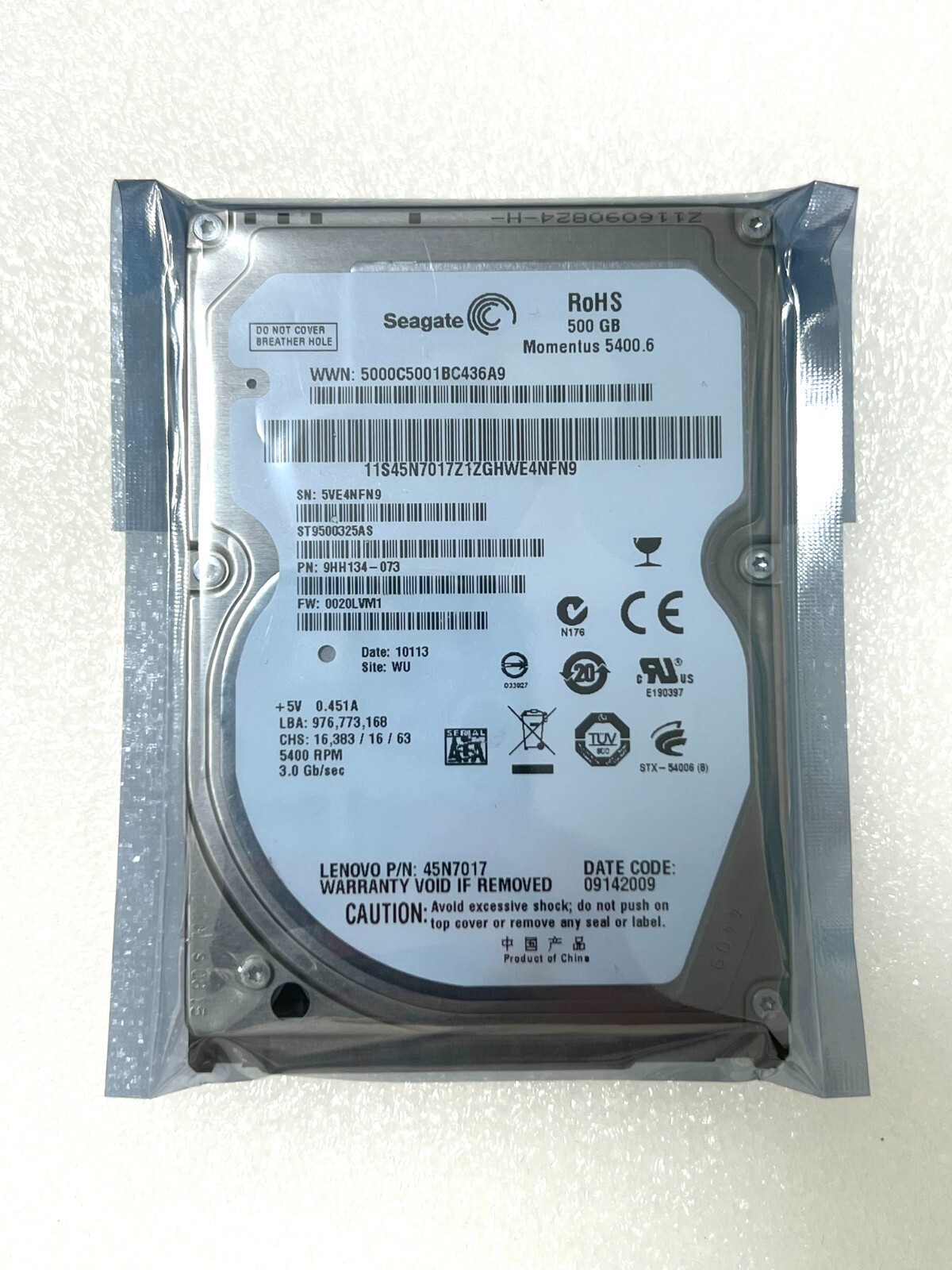 Seagate Momentus 5400.6 ST9500325AS 500 GB 5400 RPM 2.5
