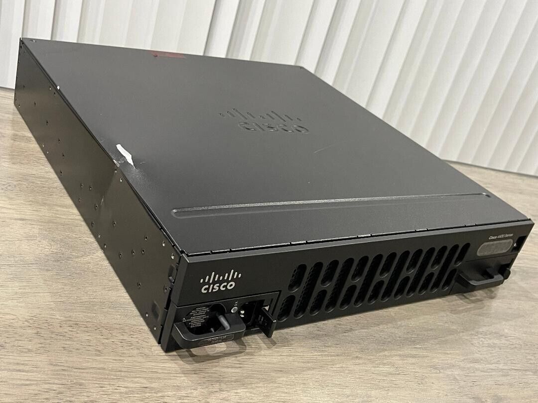 Genuine Cisco ISR4451-X/K9 V06 ISR 4451 PoE 4 Port no clock issue--Tested