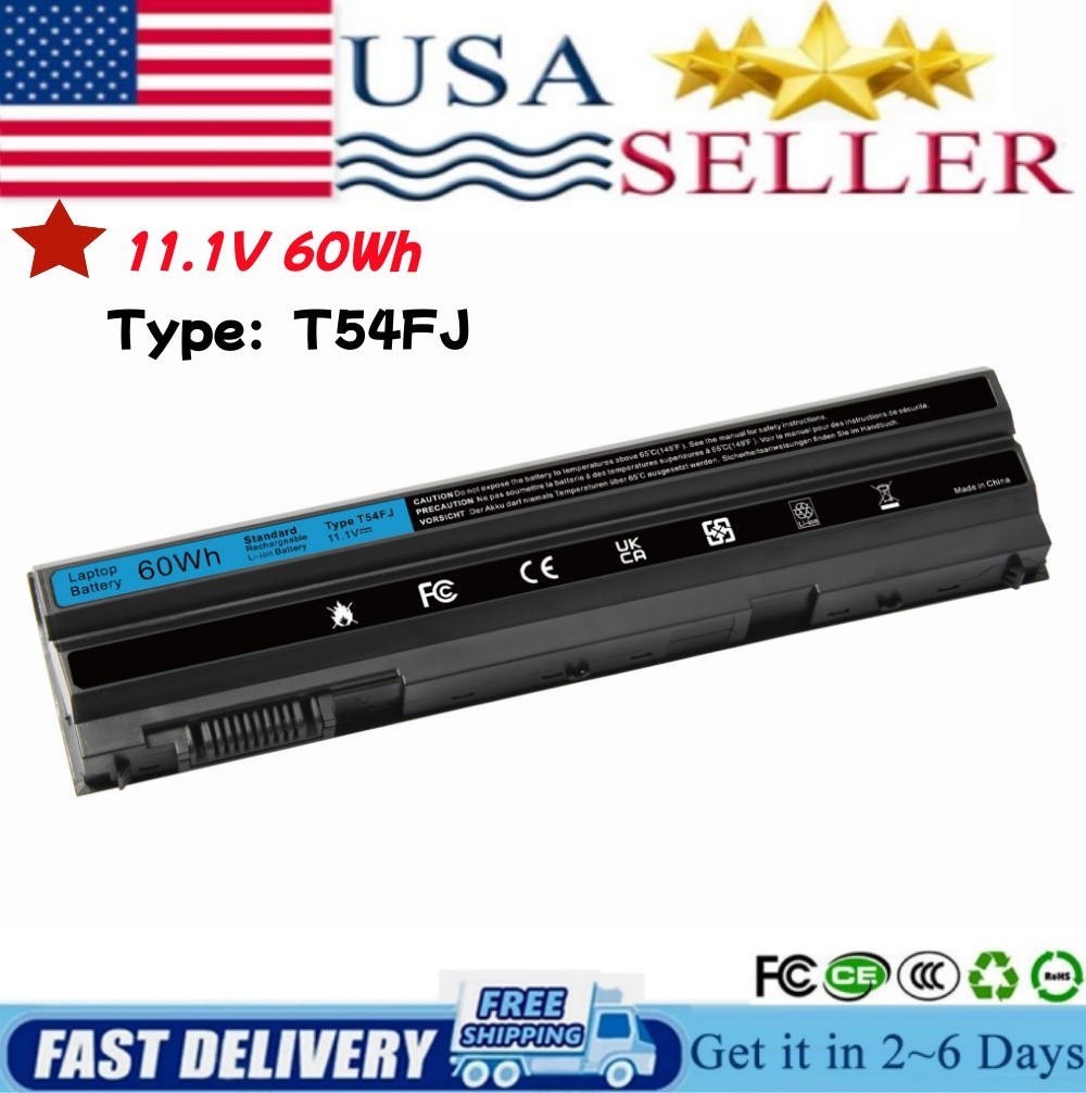 LOT 60Wh T54FJ Battery for Dell Latitude E6420 E6520 E5520 E5420 E6430 ATG E6530