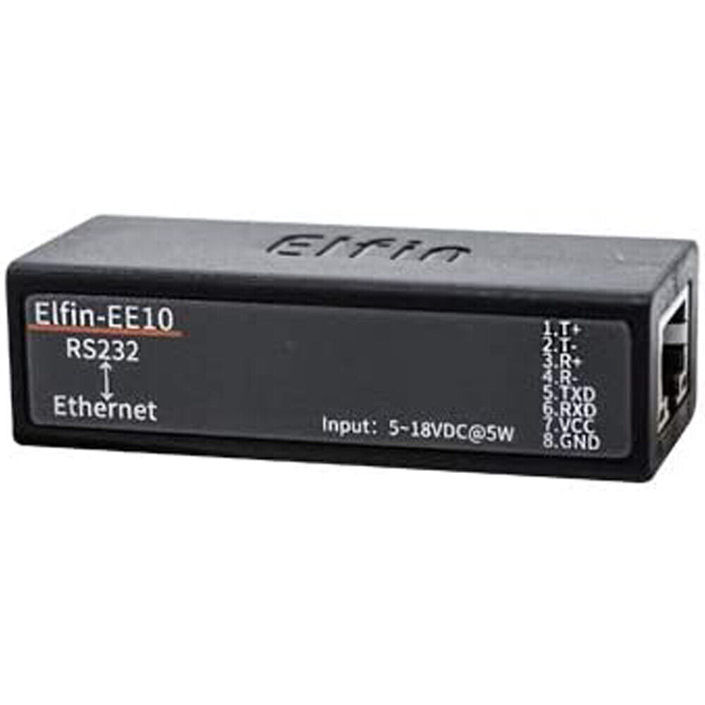 Elfin-EE10 Serial Server RS232 Single Serial Server to Ethernet ModbusTCP/HTTP