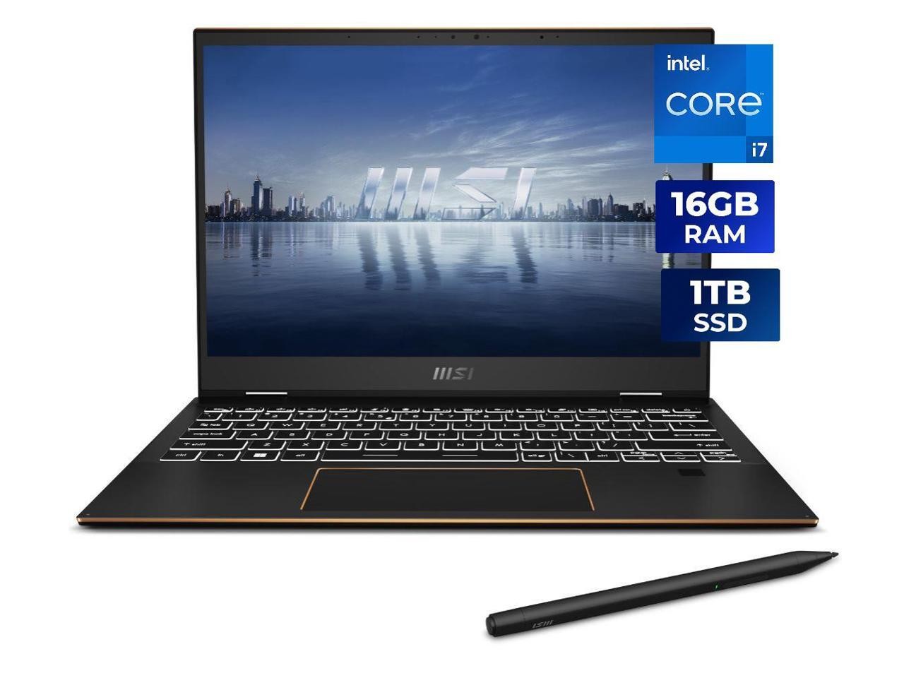MSI Laptop Intel Core i7-1360P 16GB Memory 1 TB PCIe SSD 13.4
